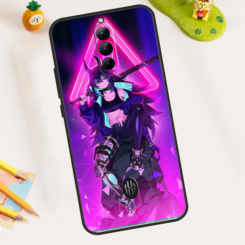 Anime Girl Samurai Case For ZTE Nubia Red Magic 11 Pro Plus 8 9 10 Air 8S 9S 10S Pro Plus 6 7 6S 7S Pro Cover - view 6