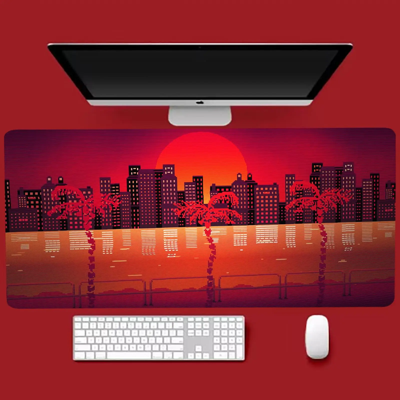 

H-Hotline Miami Design Mouse Pad Gaming Mousepad Big Speed Computer Rubber Accessories Mousemat For Pc Gamer Mausepad