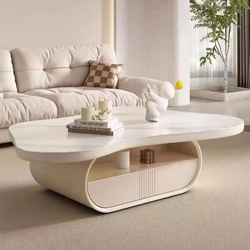 

Luxury White Coffee Tables Modern Design Bedroom Minimalist Coffee Tables Storage Nordic Table Basses De Salon Home Furniture