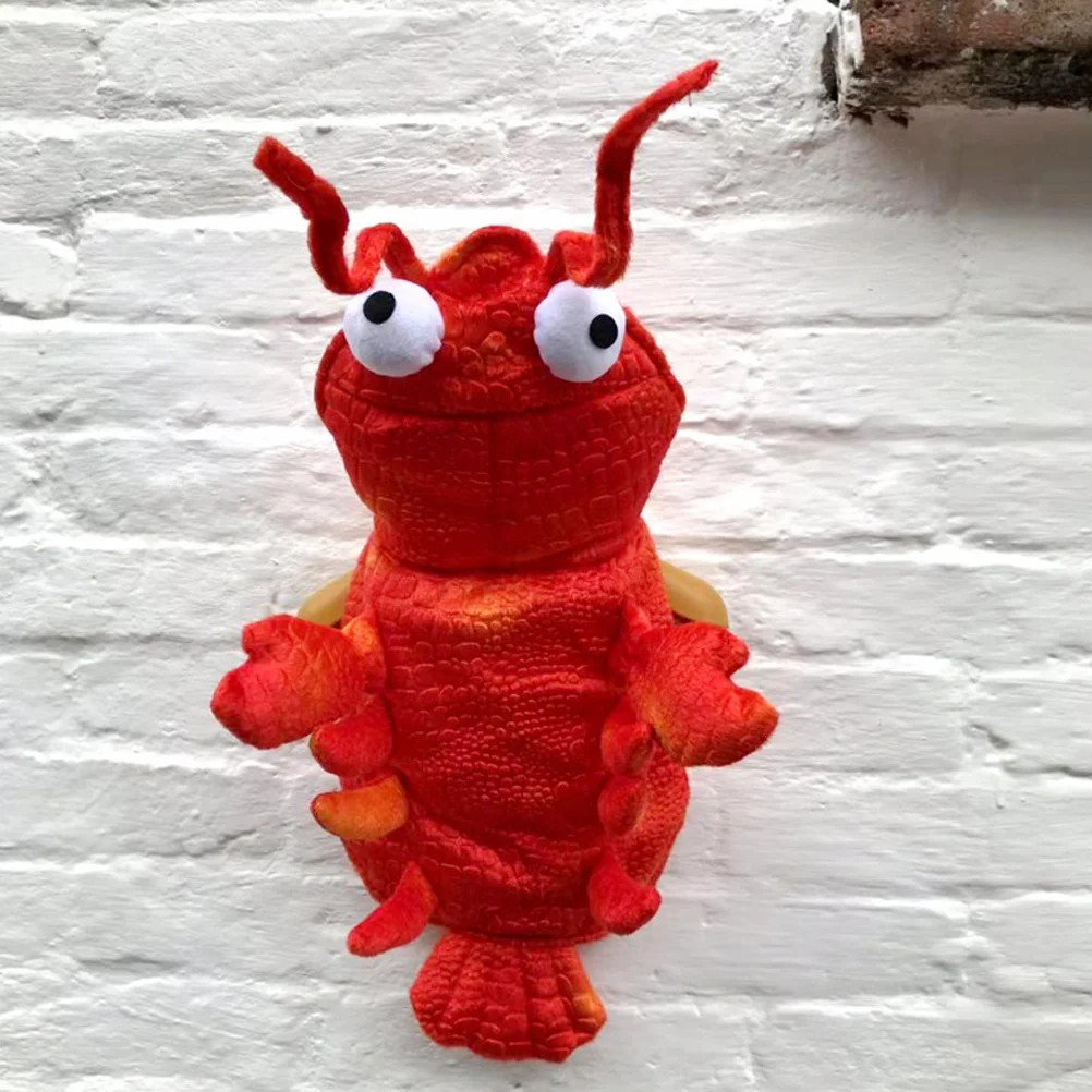 

Lobster Dog Cat Clothes Red M Size Autumn Winter Warming Comfortable Unique Attractive Pet Wear Warming Pet Clothes