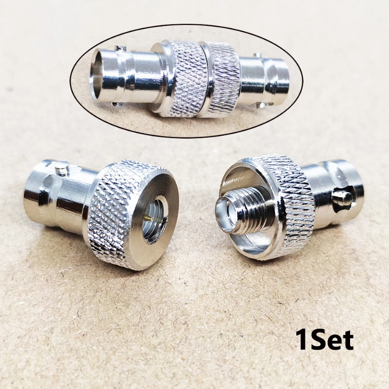 SMA to BNC RF Adapter BNC Female to SMA Male/Female Connector Gold/Nickel Plated For CB Radio Antenna WiFi Ham Radio
