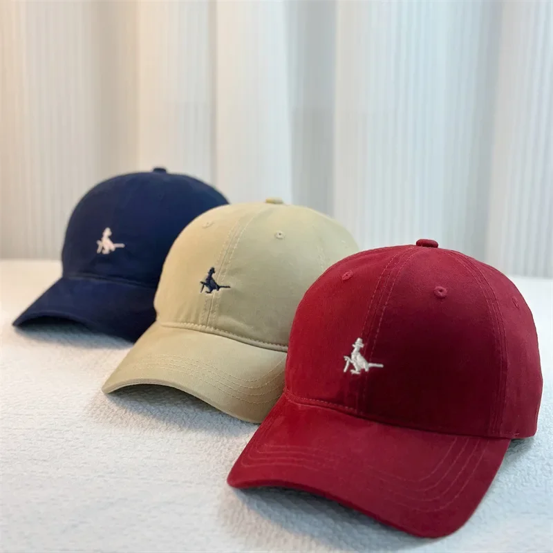 Unisex Retro American Street Style Baseball Cap Soft Top Sunshade Spring Summer Large Size Fashionable Korean Brand Hat