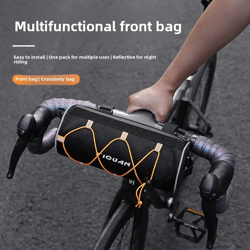 متعددة الوظائف الطريق للطي دراجة ركوب حقيبة التخزين دراجة هوائية جبلية أسطواني مقبض حقيبة عمودية شعاع حقيبة #2