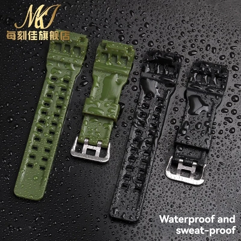 ل كاسيو G-SHOCK ليتل/صغير الطين الملك حزام (استيك) ساعة GG-1000 GWG-100 GSG-100 الراتنج المطاط حزام معصمه مقاوم للماء مع أدوات