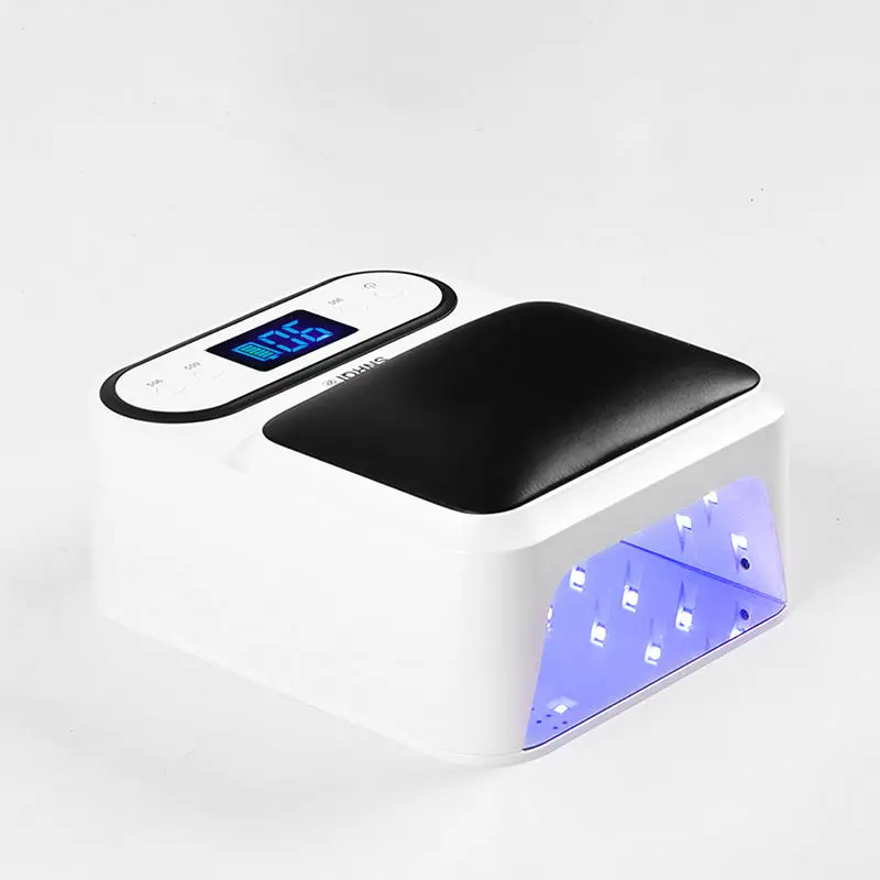 Professionele 48W 2-in-1 draadloze UV LED-nagellamp - oplaadbare draagbare nageldroger met handkussen voor salon en thuisgebruik