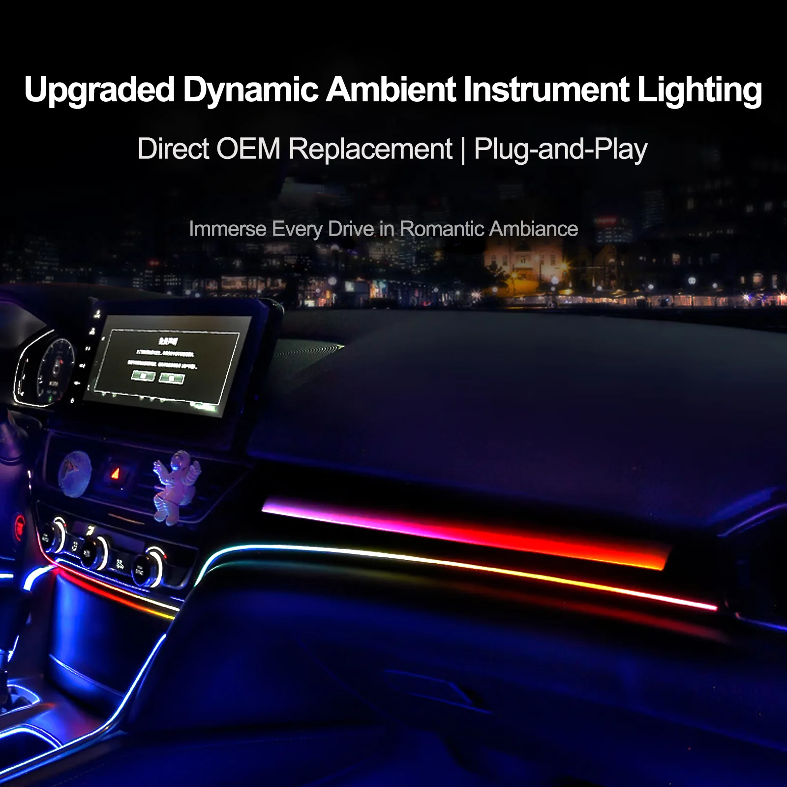 Ezonetronics Ambient Light For Honda 10th Accord 2018-2022 Atmosphere environtal mood ambilight Lighting lumiere Dynamic Magic