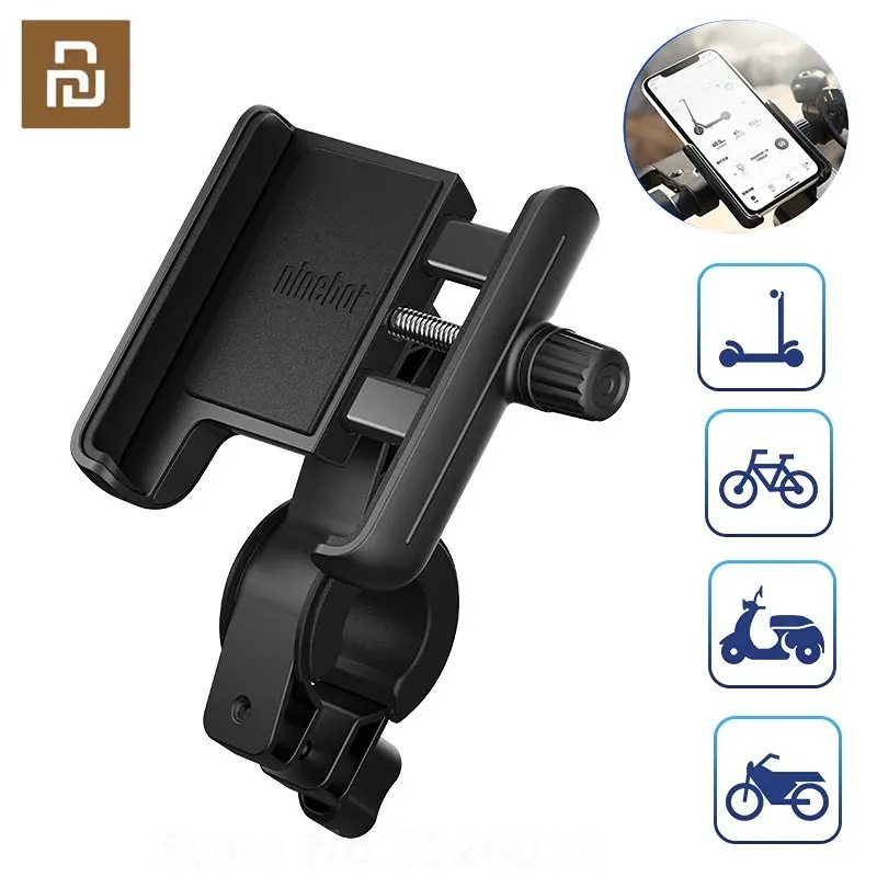 

Youpin Ninebot Handlebar Phone Holder Suitable for Electric Scooter G30 Max Bicycle Motorcycle Kickscooter Mobile Travel Stand