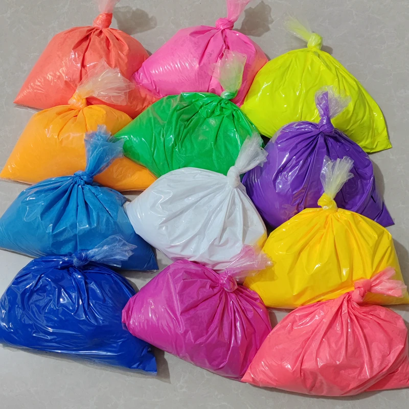 500g Fluorescent Neon Nail Glitter Powder Fluorescent Drawing Pigment DIY Soap Cosmetics Face&Body Paint Dye Pigment