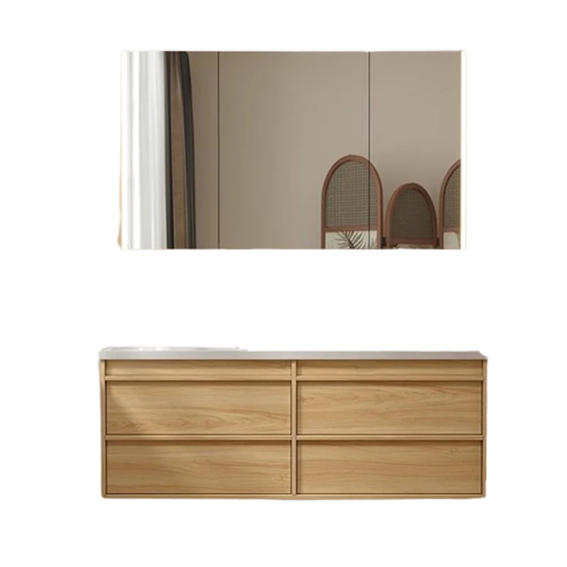 White Mirror Bathroom Cabinet Classic Luxury Space Saver Drawer Bathroom Cabinet Storage Tall Mobile Da Bagno Home Furniture