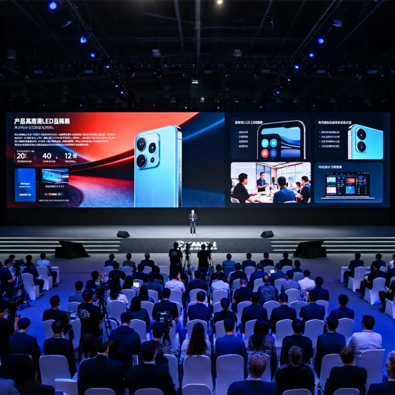 P3.91 Outdoor Property LED Rental Cabinet Opening Promotion Display