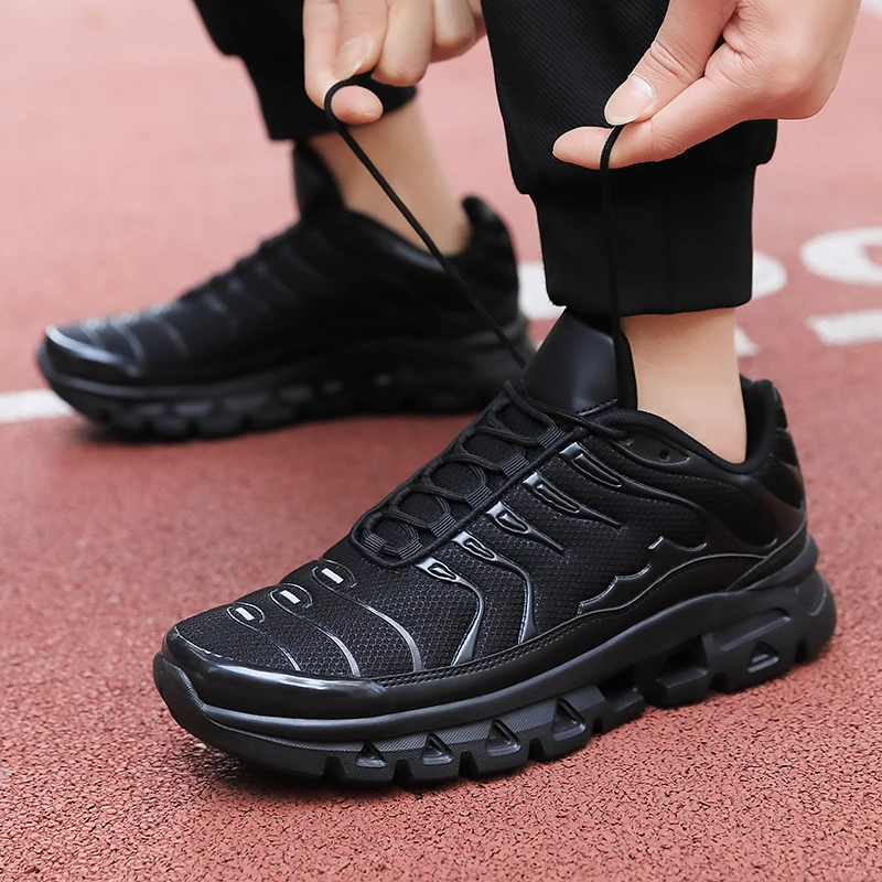 Men running shoes new breathable mesh thick bottom comfortable men and women sports shoes casual outdoor non-slip men shoes 47