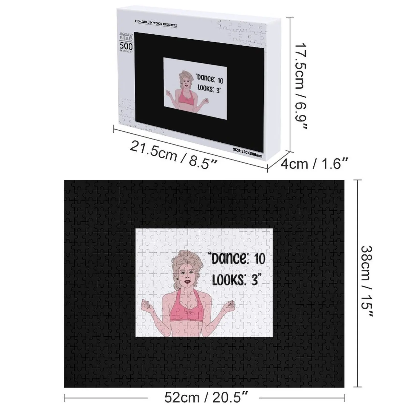 أحجية الصور المقطوعة المخصصة للرقص على شكل خط جوقة مكونة من 10 ألغاز صور مخصصة للأطفال