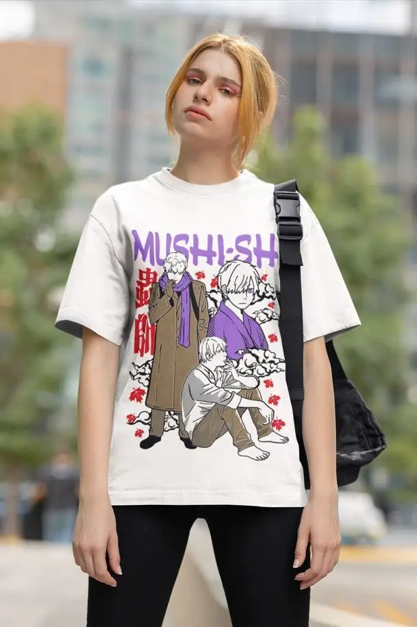 Unisex Mushishi Anime T-Shirt, Ginko manga Tshirt T-Shirt Tee ALL SIZES