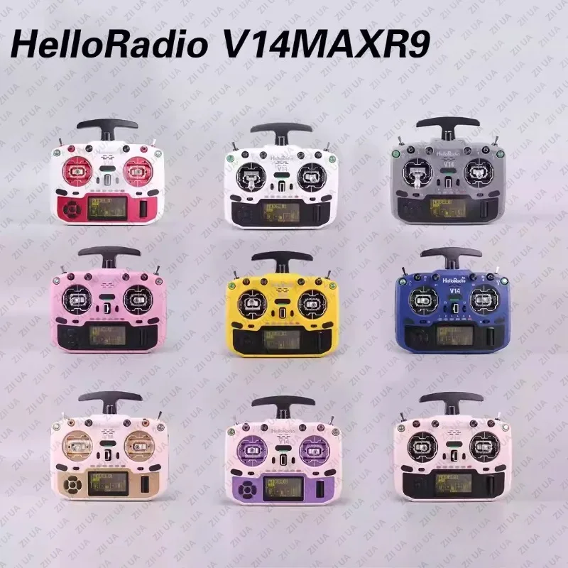HelloRadio V14 ELRS Left Hand Throttle Remote Control Multi Protocol Open Source FPV High Frequency Head EDGTX Firmware Joystick