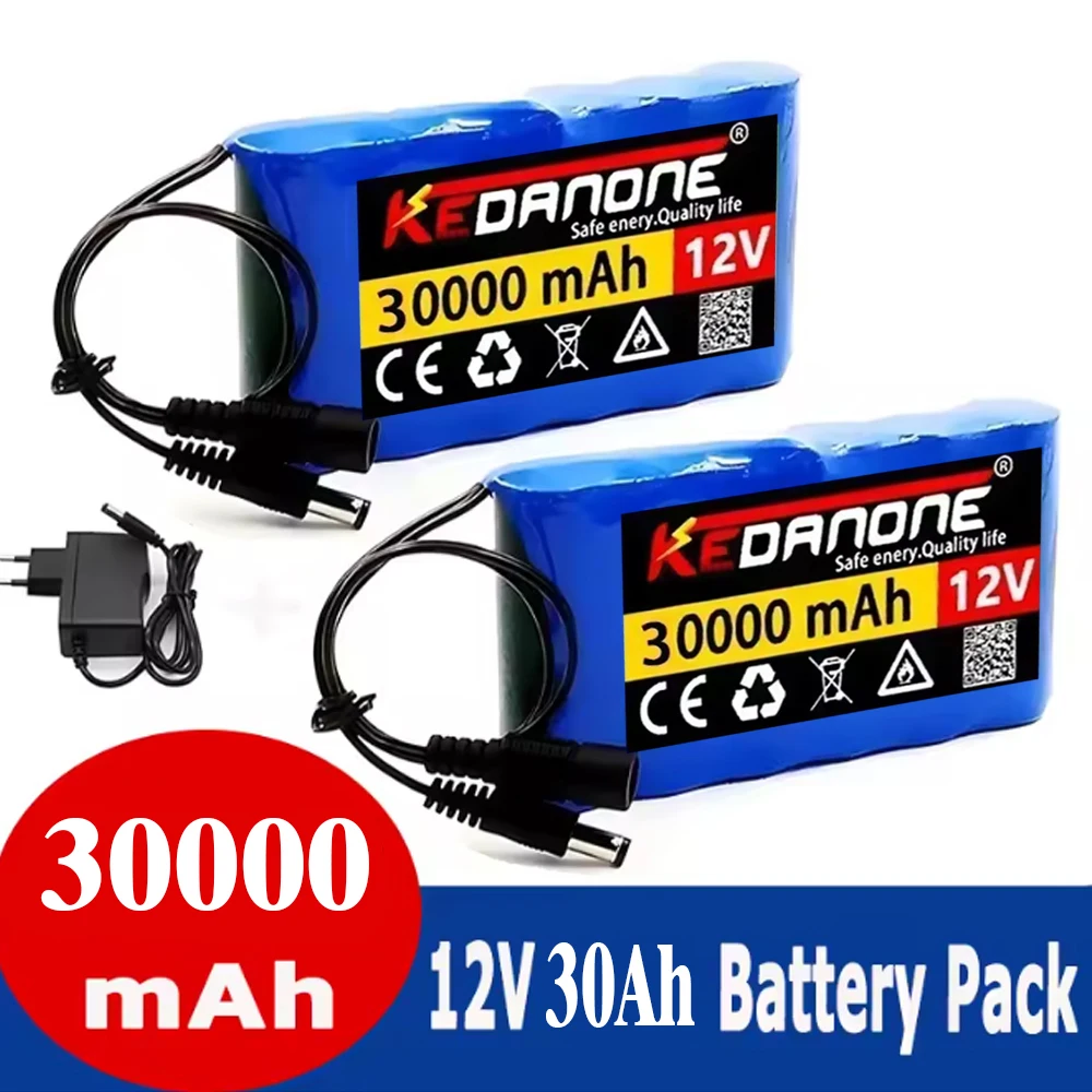 

⚡Superior quality 3S2P DC 12V 20000mAh 18650 Li-ion Rechargeable Battery Pack Charging Power Bank For GPS Car Camera + Charge