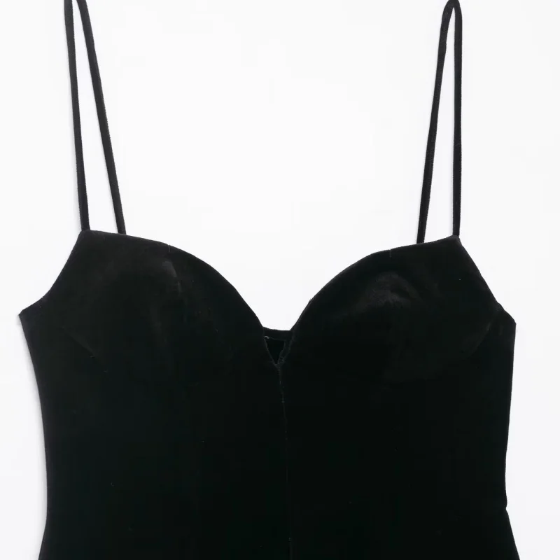 

Женское платье Bla Strapl А-силуэта Dr Sexy с V-образным вырезом, приталенное, осеннее, 2025, модель Svel Gown