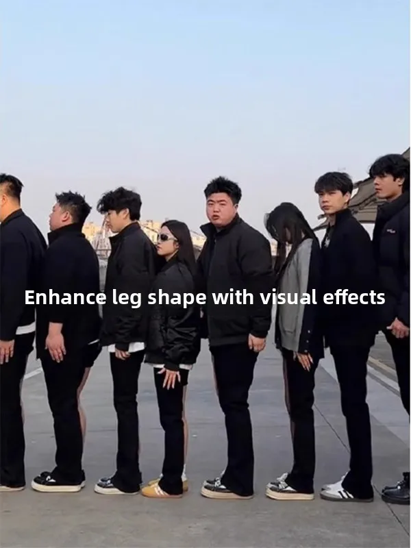 الأمريكية Sle الرجعية مطاطا الجينز الرجال الربيع الصيف جديد التخسيس مستقيم الساق جرس بوت عالية الخصر واسعة الساق الجينز