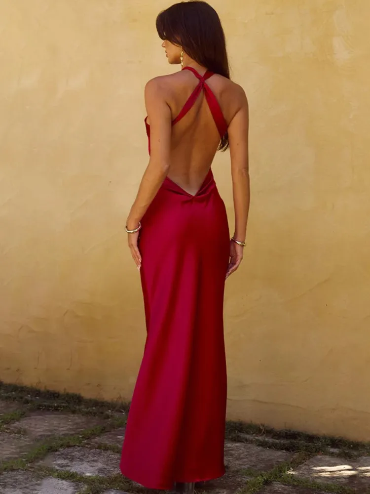 Verão cover ups maiô feminino cinta de espaguete sem mangas roupões maiô 2026 novo sólido praia férias maxi vestidos cover-up