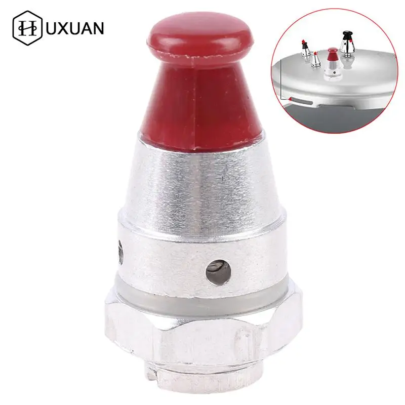 Pressure Cooker Valve Red  Safety Valve Cap Air Stopper Replacement Relief Valves Vent Alarm Kitchen Fitting