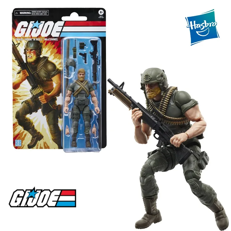 New Hasbro G.I. Joe Classified Series: Retro Cardback Craig “Rock ’N Roll” McConnel