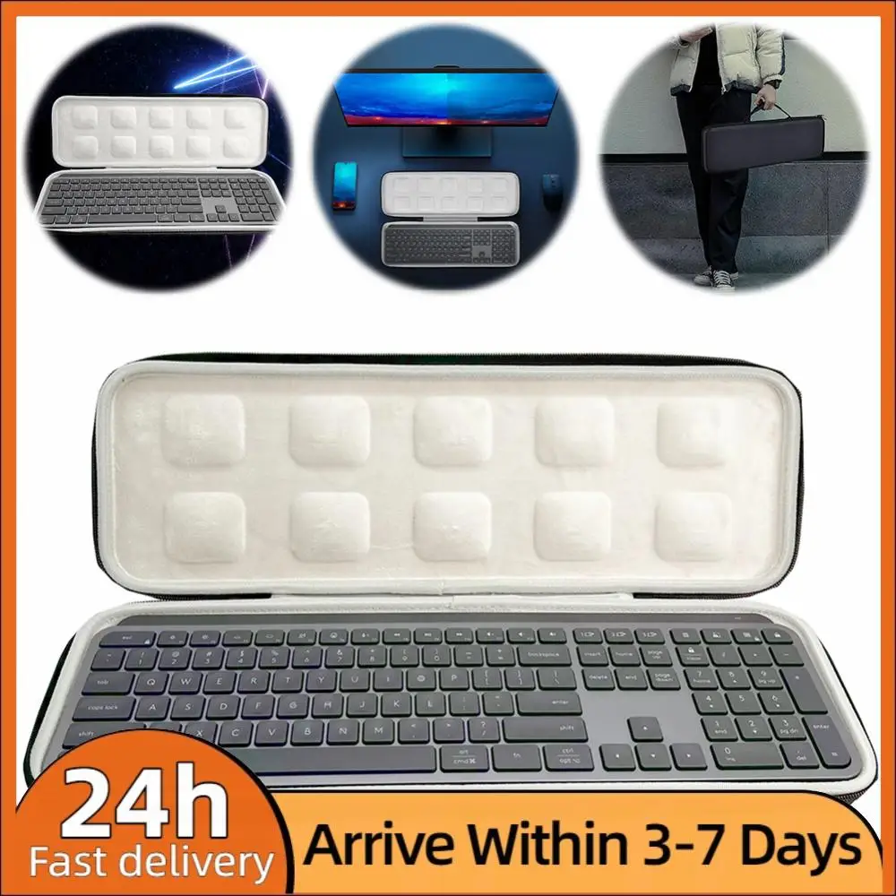 

Защитный чехол для клавиатуры, ударопрочный жесткий кейс для хранения, для путешествий и домашнего использования, для беспроводной клавиатуры Logitech MX Keys S