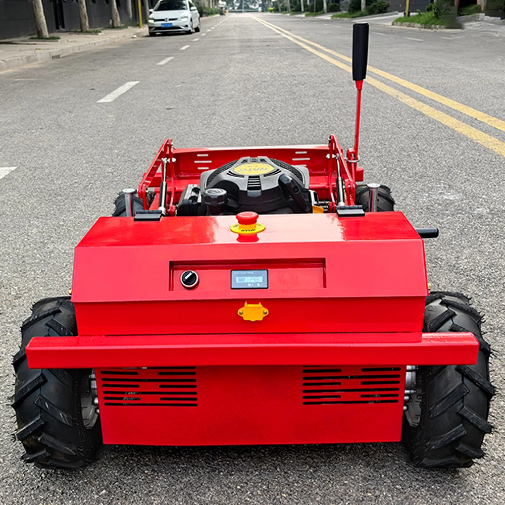 

Custom Wheeled Four-Wheel Drive Lawn Mower Agricultural Remote Control Trimmer Household Farm All-Terrain Adaptable Model