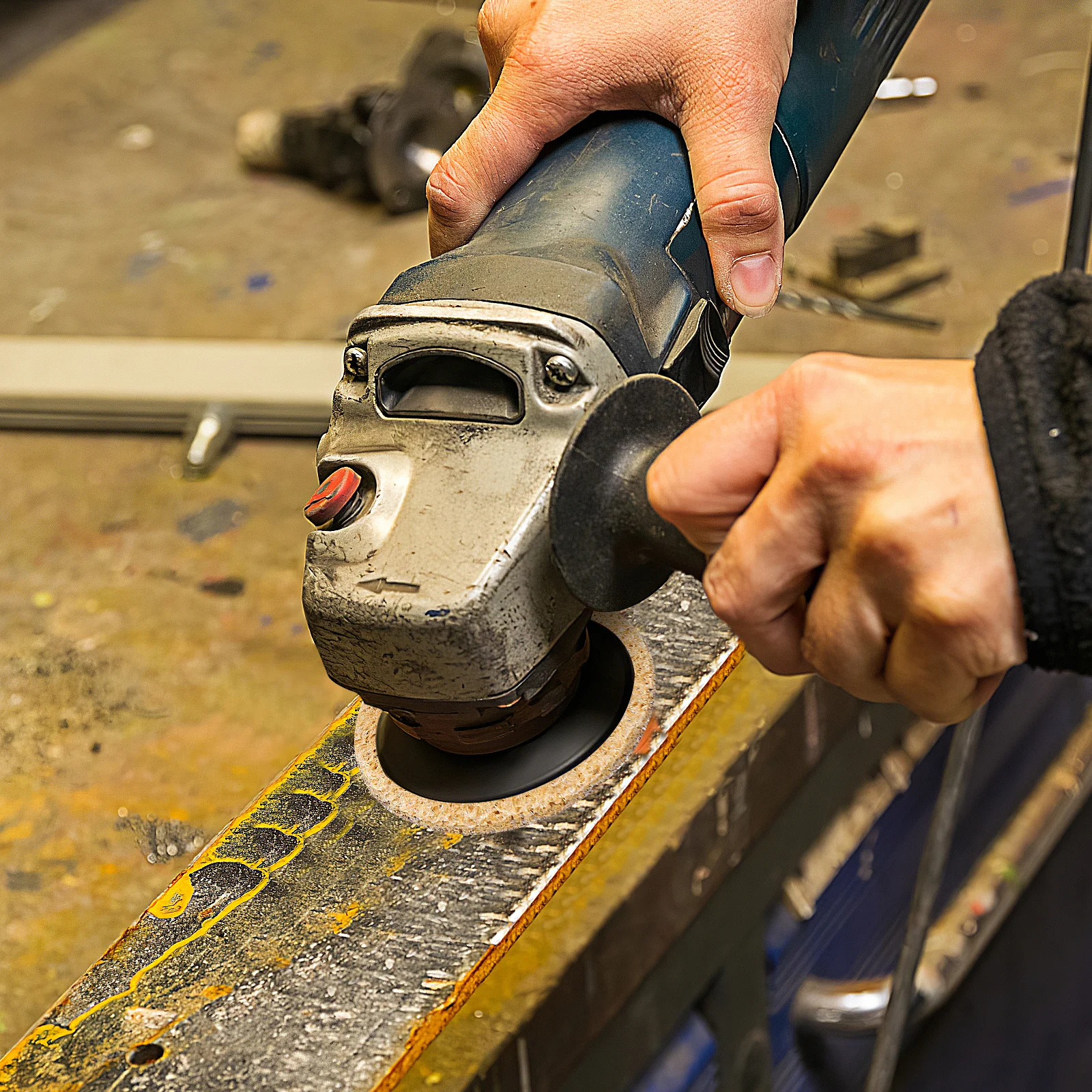 50 قطعة أقراص الصنفرة جلخ طحن عجلة مزيل الصدأ متجرد الطلاء للأسطح المعدنية منصات الرملي القرص طحن عجلة #4