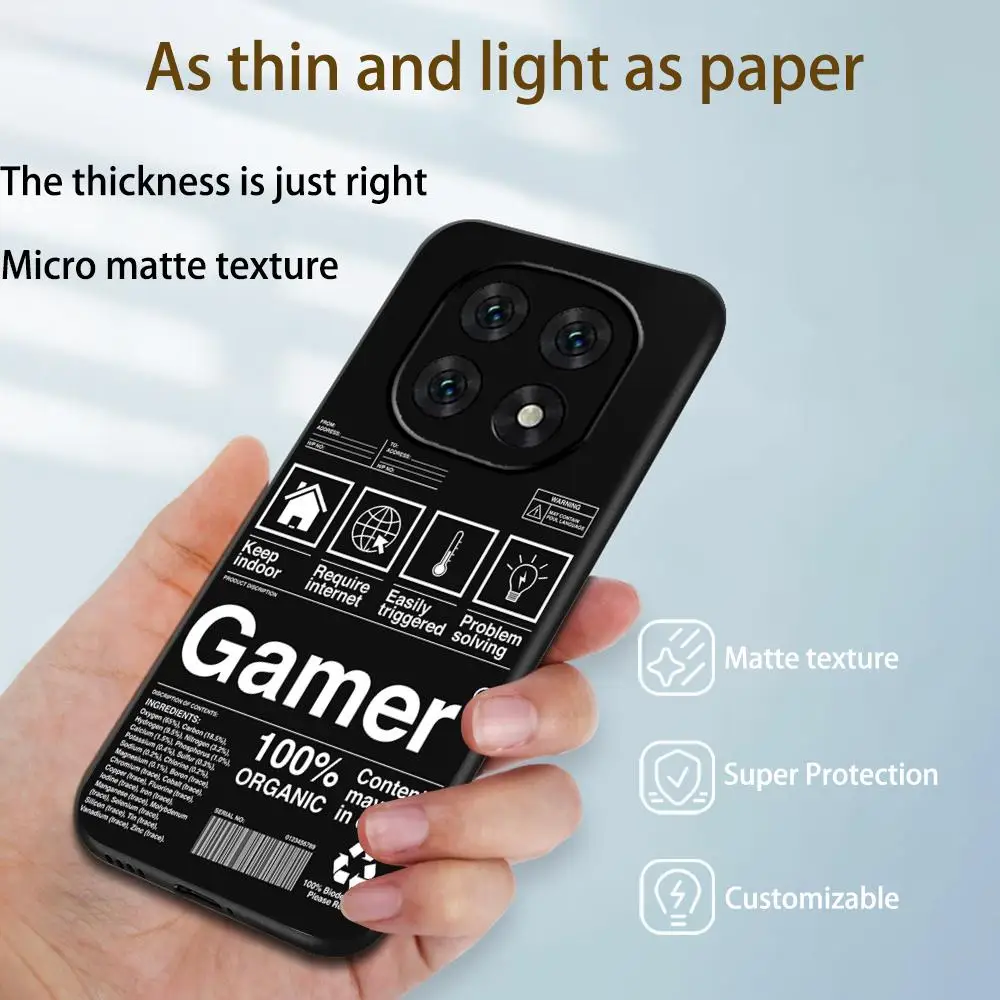 Étui de téléphone souple noir avec motif design et étiquette de marchandise fragile pour Redmi Note15 11 12 13 14Pro Plus S 5G 14C A3