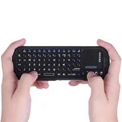 iPazzPort Mini Bluetooth+2.4GHz Wireless Keyboard with Touchpad MouseCombo for Android TV Box/PC/Tablet/PS4/Raspberry Pi 3/HTPC
