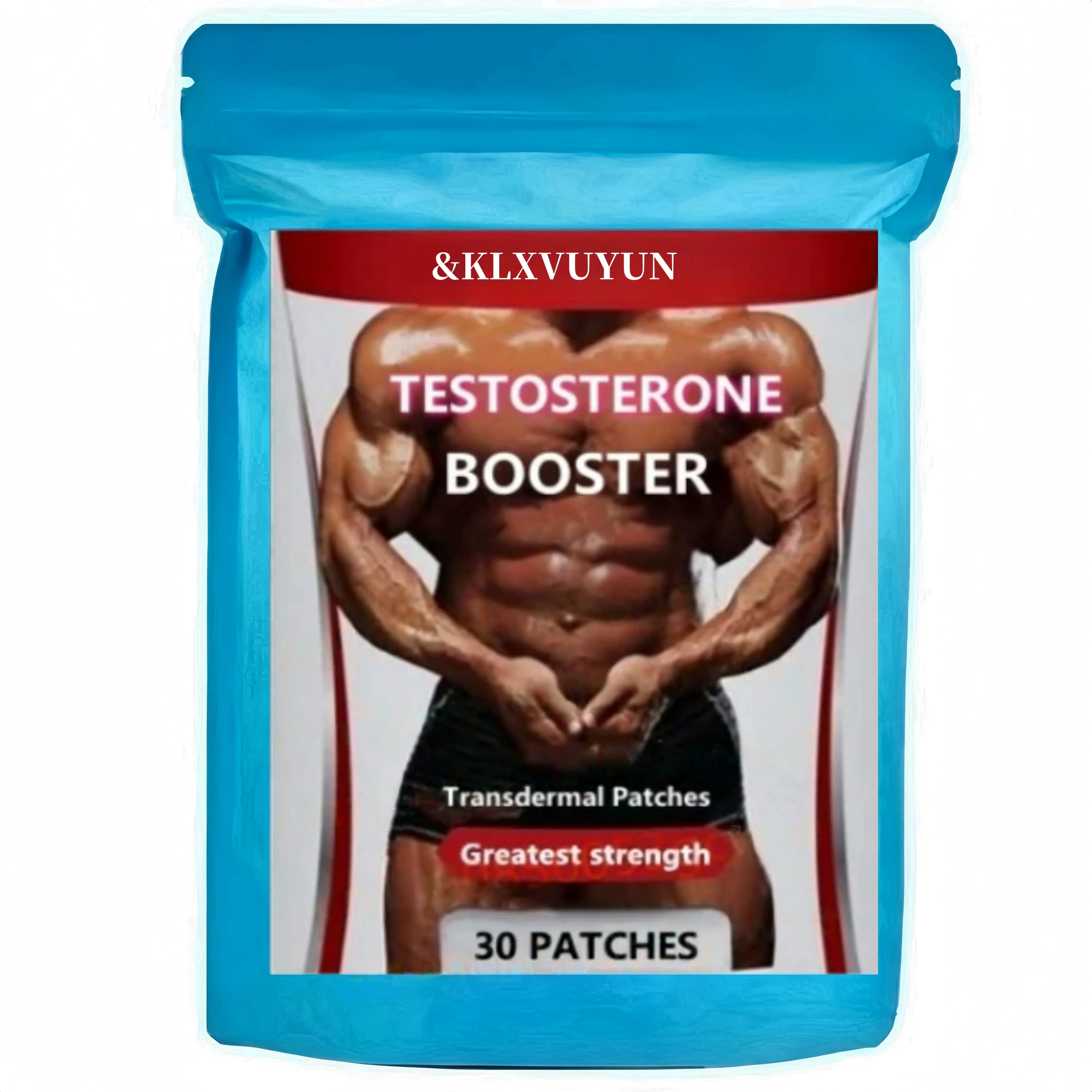 Testosterone Booster Transdermal Patches For Men, Maca Root, Saw Palmetto