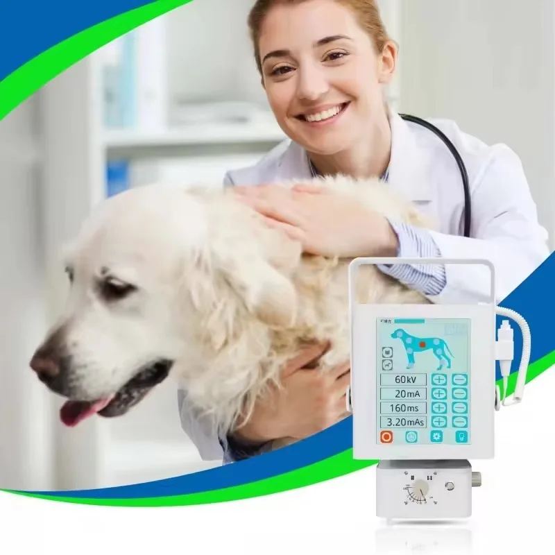 【Best-selling】High Power 5 6kw Portable Vet Xray Machine DR Flat Panel Detector For Animals Digital X Ray Equipment