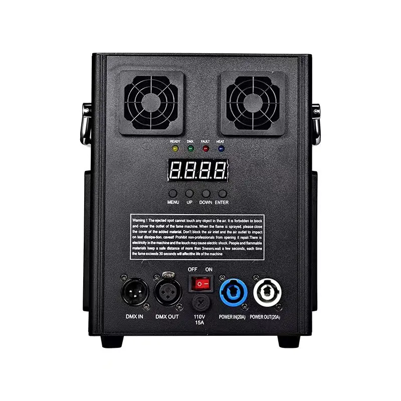 Electronic Sprayer Fireworks Machines Stage Light Effect 600W with Flightcase Ti Powder For The Wedding Party Dj Bar