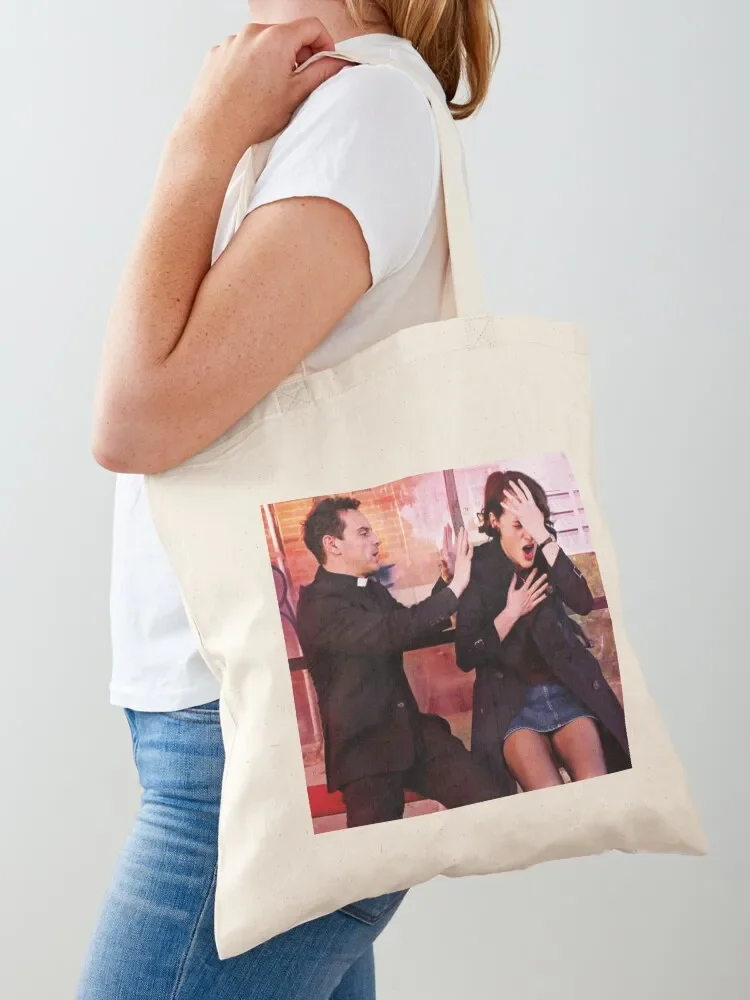 Fleabag Hot priest meme Tote Bag custom tote bag sacs de shopping Tote Bag