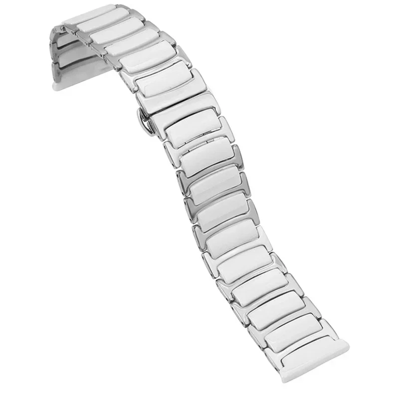 20 مللي متر 22 مللي متر حزام السيراميك لساعة هواوي GT2 3 4 5 42 مللي متر/46 مللي متر حزام الساعات جالاكسي ساعة 7 6 5 4 Amazfit GTR 42 مللي متر/47 مللي متر GTS 2 3 4Mini