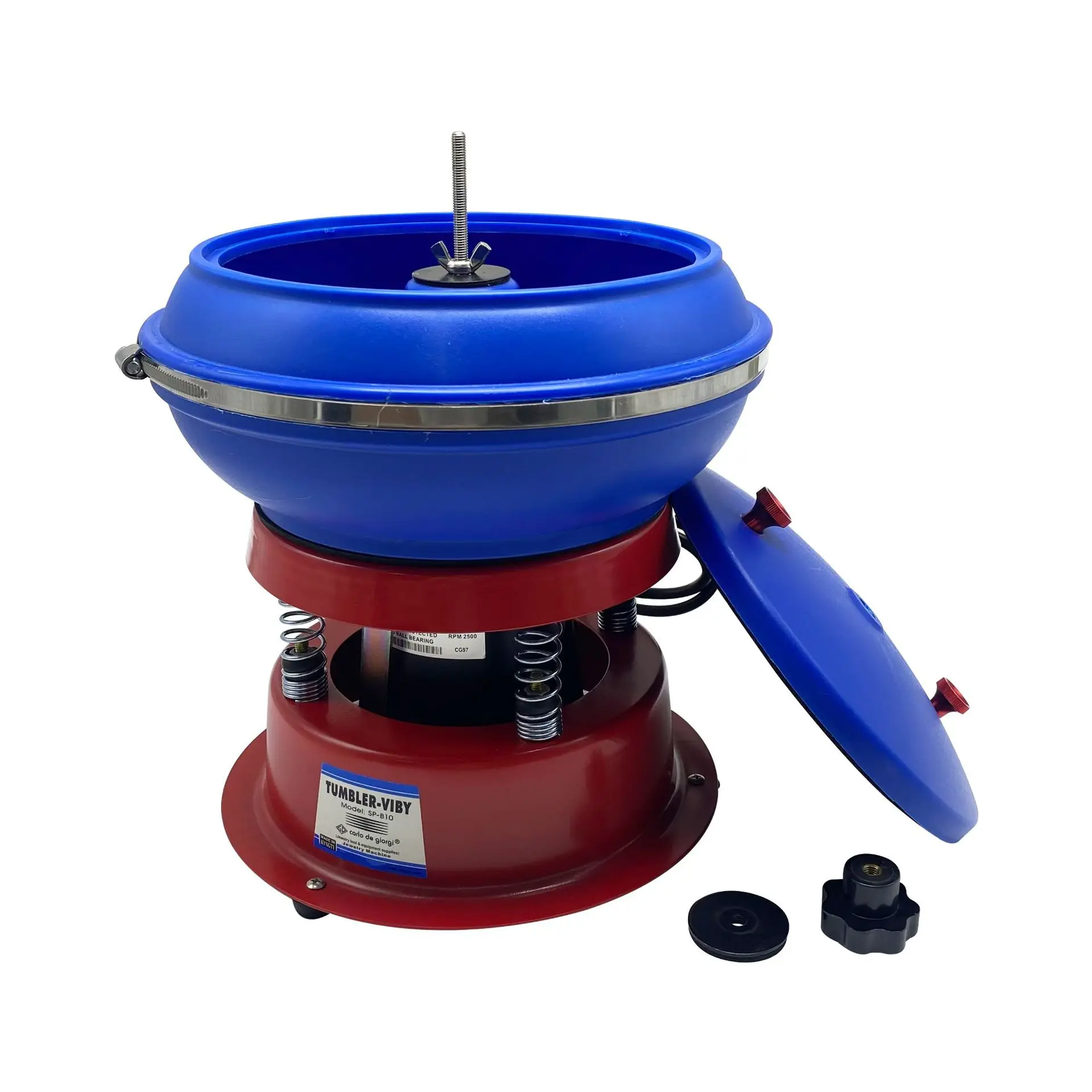 

Jewelry Vibrating Tumbler Tumbling Polishing Machine For Metal Jewellry Polisher Grinder