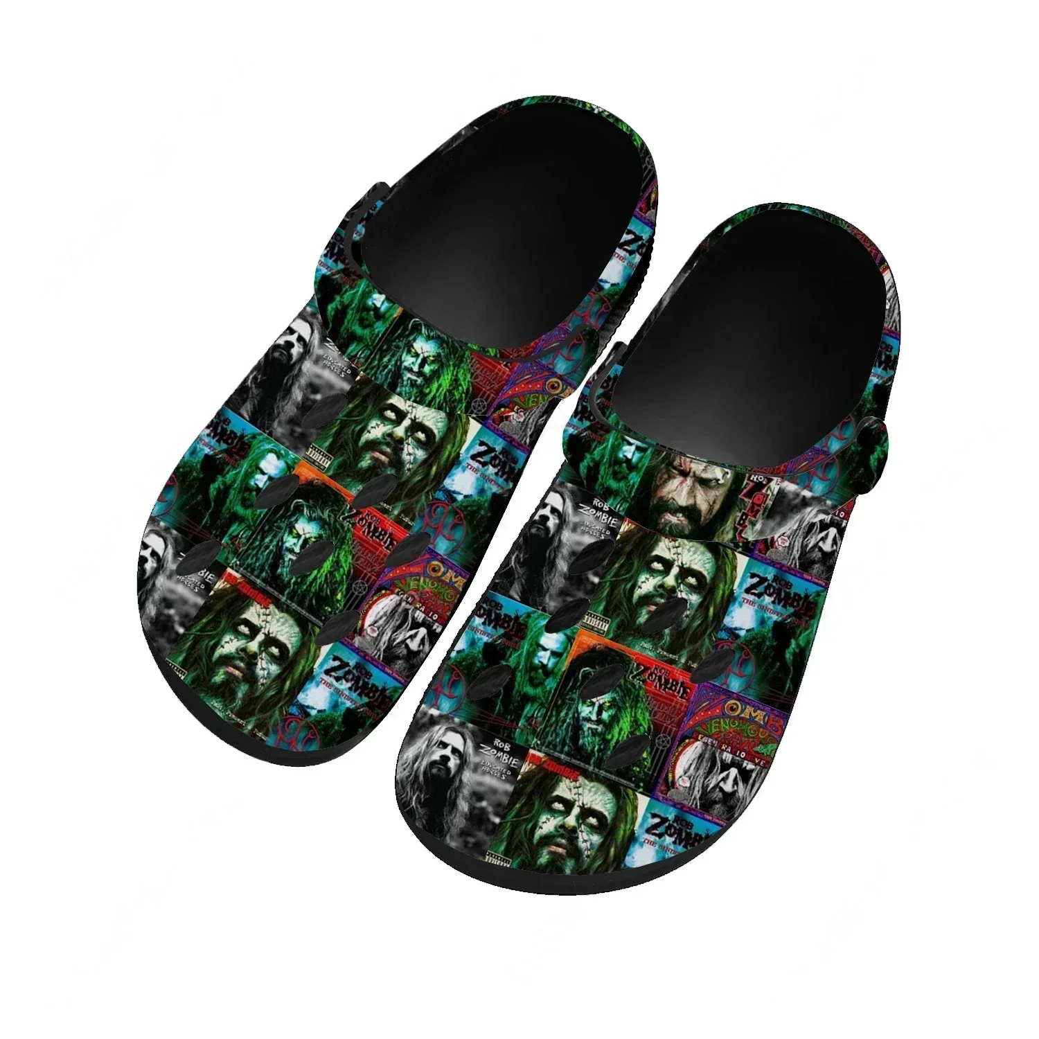 

Rob Zombie Water Shoes Mens Womens Comfortable Fashion Home Garden Clogs Customizd Sandals Beach Breathable Hole Slippers