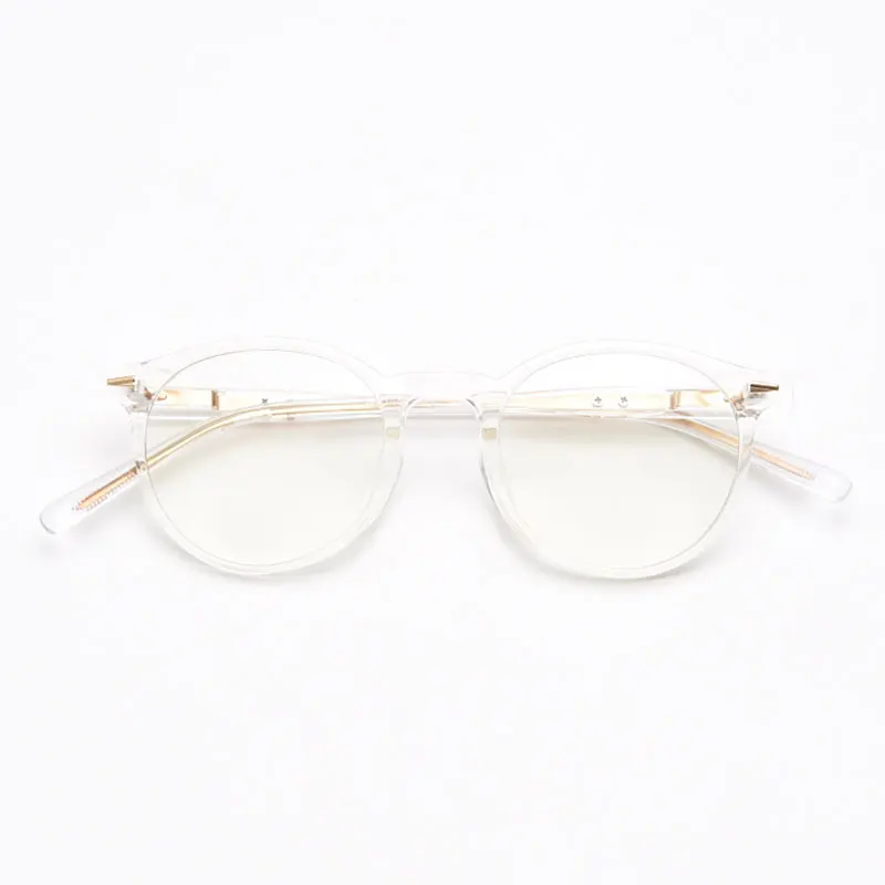 Mimiyou TR90 Nieten-Rundbrillengestell für Damen Vintage Anti-Blaulicht Optische Brillen für Herren Brillengestell UV400 Computerbrille – Detail 13