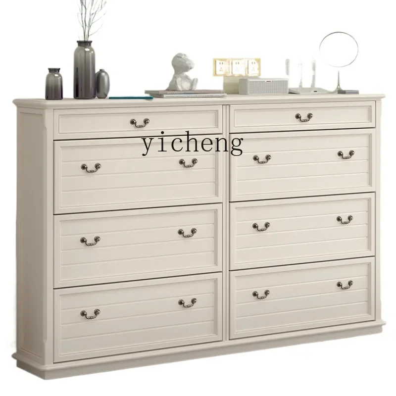 

Log Ultra-Thin Large Size Home Doorway American Light Luxury Tilting Shoe Cabinet living room decoration