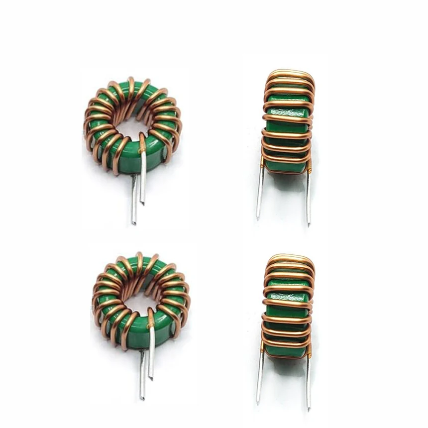 25*15*13mm 25x15x13mm 5MH Inductance 1.5mm Wire Green Mn-Zn Ferrite Annular Coil DM Differential Mode Filter Choke Inductor