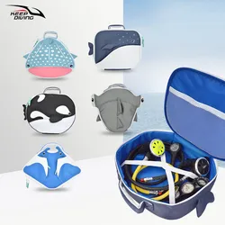 Scuba Diving Regulator Carrying Case First Stage and Second Stage Handbag Diving  BCD  Accessories Protective Box