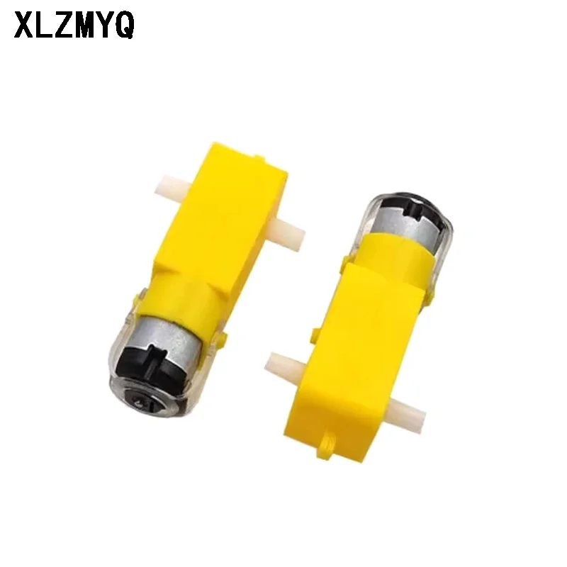 5 قطعة محرك TT 130 محرك السيارة الذكية موتور تروس روبوت السيارة الذكية عمود مزدوج أصفر 1:48 /1:120/ 1:220 محركات تيار مستمر #3