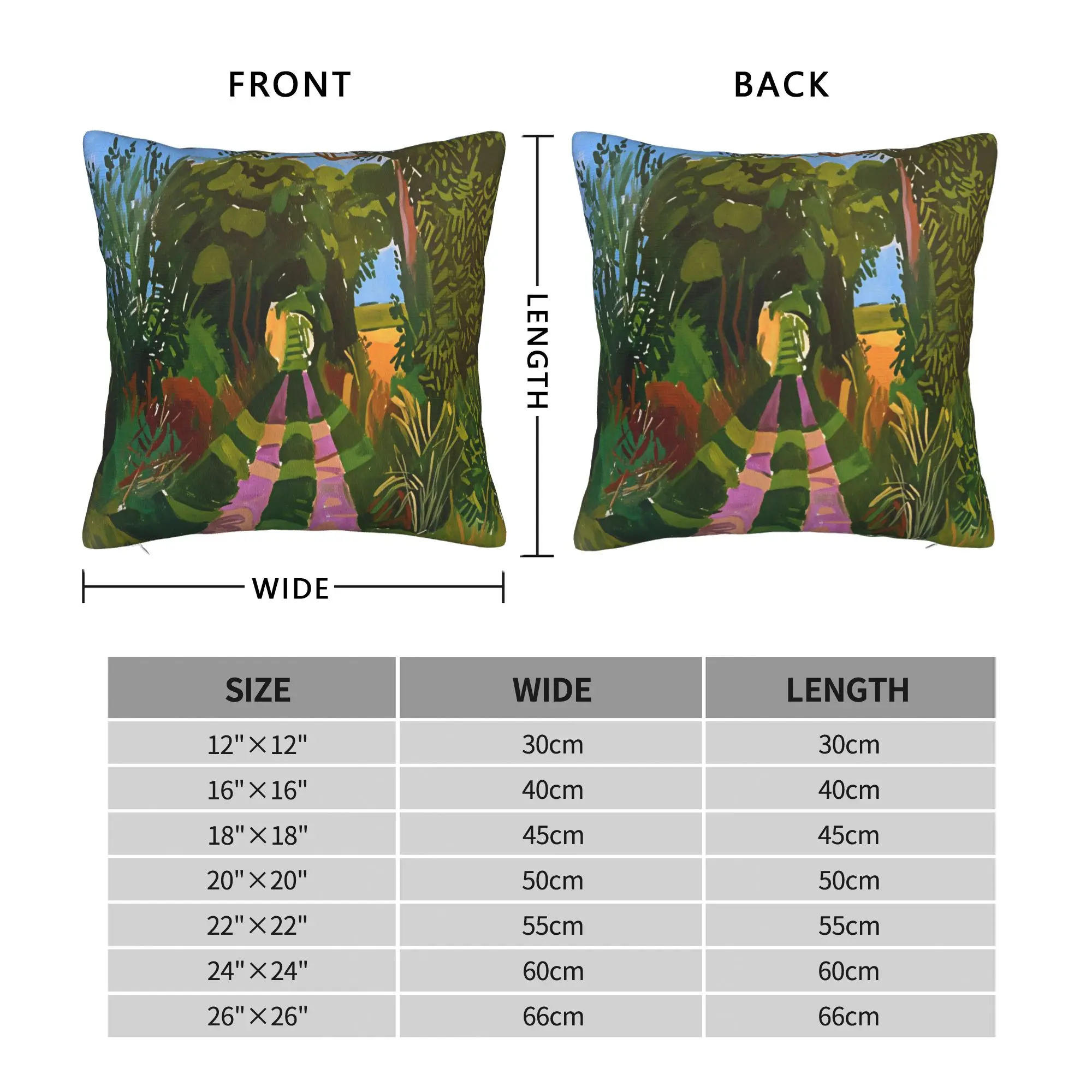 David Hockney Art   Road Centre of Interest Poster Pillow Cover  Fashion Pillow Case For Office Car Home Decor Comfy Pillowcases