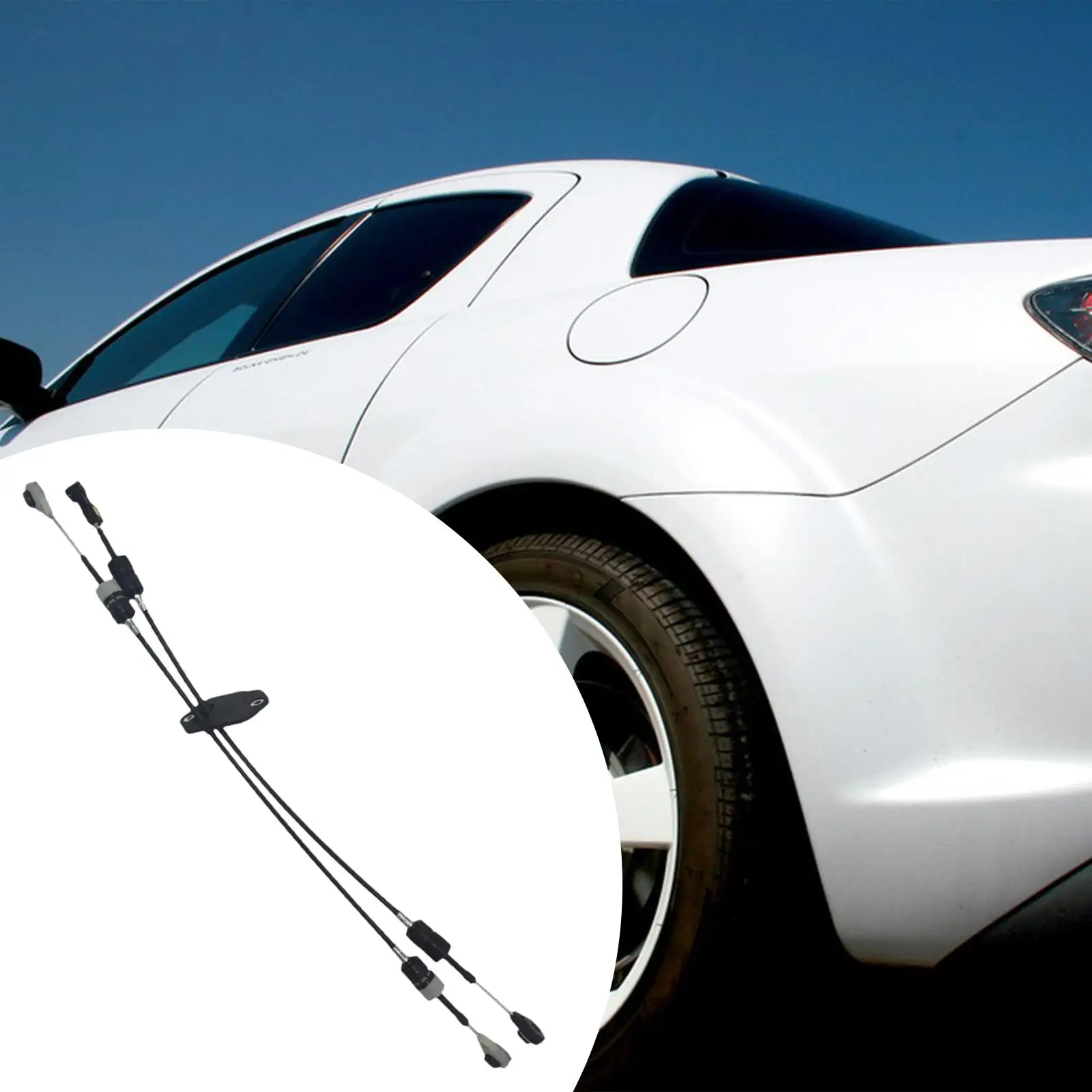 

Gear Cables for 6 Speed MT82 Transmission Sturdy Shifter Cable Groupset for MK7 with 2.2 and 2.4 Rwd Vehicles cc1R-7E395-la