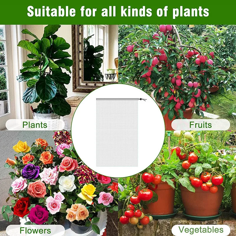 1pcs Plant Protection Bag Bonsai Tree Fruit Cover Bug Net Pest Control Anti-Bird Garden Orchard Farm Insect Net Garden Tools