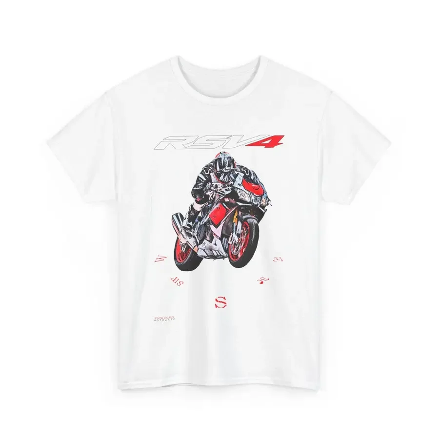 

007 Italy A Motorcyle RSV4 Tee T Shirt men Rider Top For Fans Racing Gift