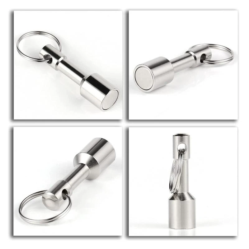  Keychain Magnet for Testing Brass Keychain Pocket Magnets with Strong Magnet