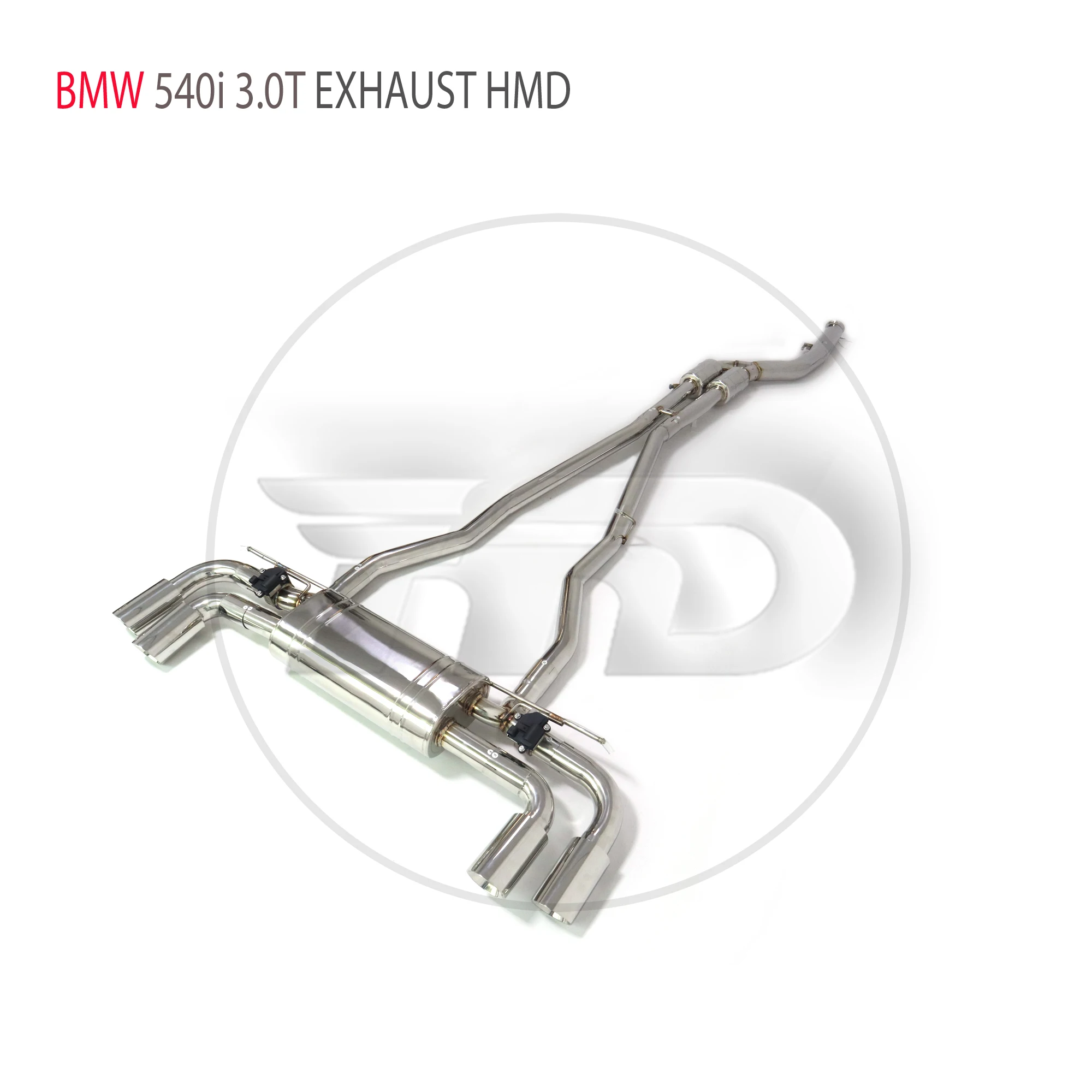 

HMD Stainless Steel Exhaust System Performance Catback Is Suitable For BMW 540i G30 Modification Electronic Valve Muffler