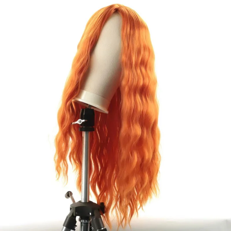 

Европейский и американский стиль: женский парик с длинными кудрявыми волосами, с центральным пробором, с эффектом волн и завивки, оптом.