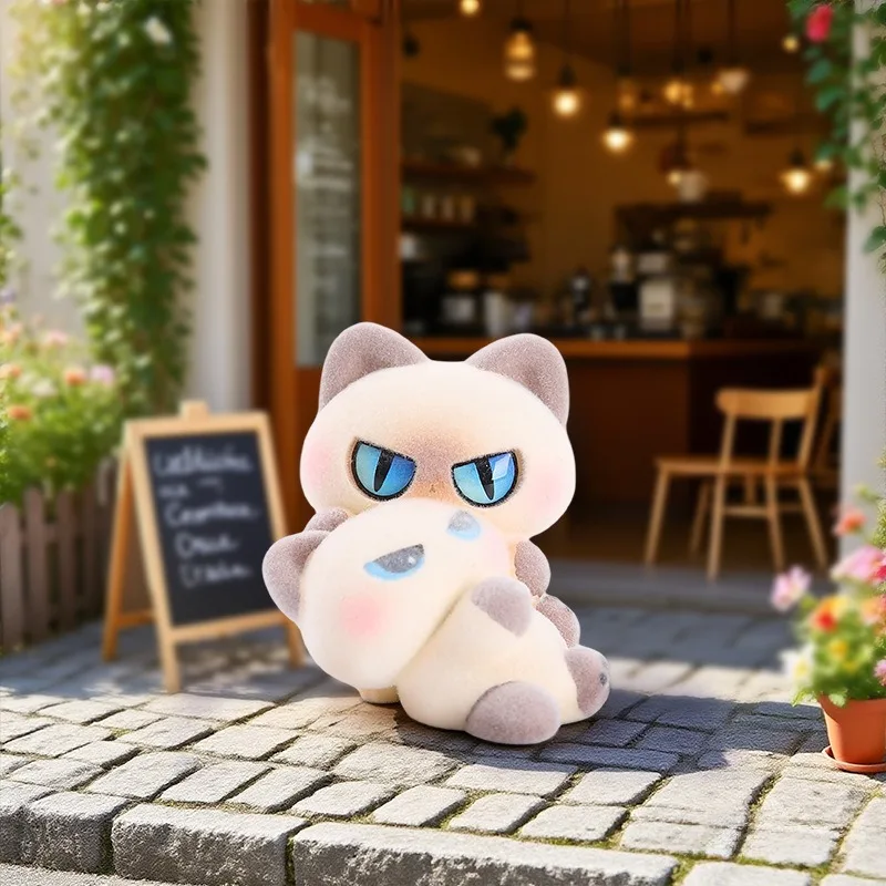 Siam Cat Daily Mystery Box Creative Tabletop Pet Figurine Trendy Desktop Decoration Cat Toy