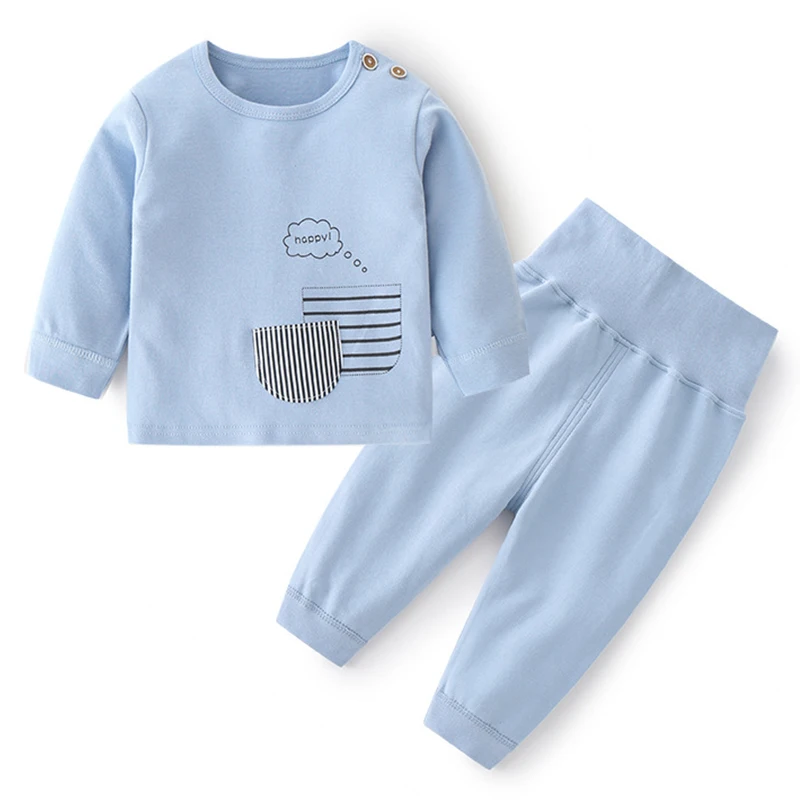 

2Piece Spring Autumn Newborn Outfit Baby Boy Girl Clothes 0 To 3 Months Cute Cotton Soft Tops+Pants Infant Clothing Set BC2285